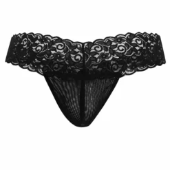 String Résille Dentelle Noir