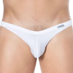 String Sexy Coton Modal Uni Blanc
