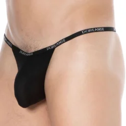 String Sexy Micro Modal Uni Noir