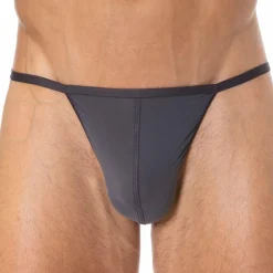 String Temptation Plume Gris Anthracite