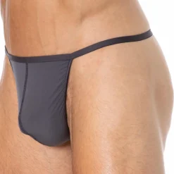 String Temptation Plume Gris Anthracite