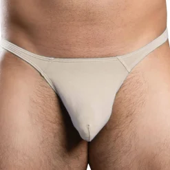 String Ultra Low-Rise No-Show Almost Naked Beige