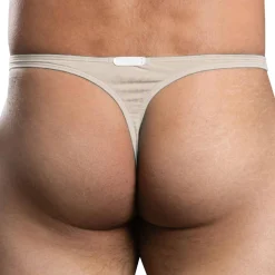 String Ultra Low-Rise No-Show Almost Naked Beige