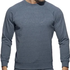 Sweat-Shirt Coton Recyclé Bleu