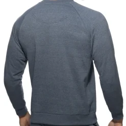 Sweat-Shirt Coton Recyclé Bleu