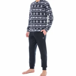 Tenue d'Intérieur Holidays Jacquard Bleu