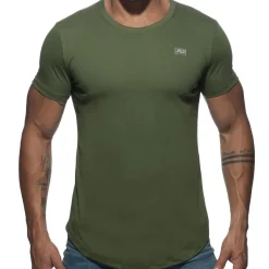T-Shirt Basic U-Neck Kaki