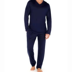 T-Shirt Cocooning Modal Bleu Marine