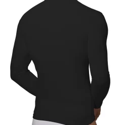 T-Shirt Col Rond Coton Modal Noir