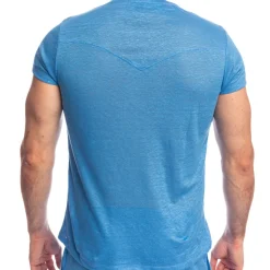 T-Shirt Col Rond Nieuport Bleu