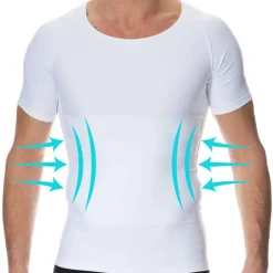 T-Shirt Compression Ferme Blanc