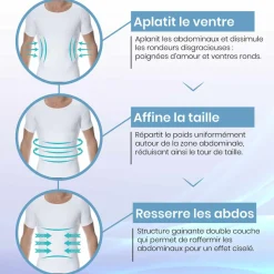 T-Shirt Compression Ferme Blanc