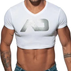 T-Shirt Crop AD Blanc