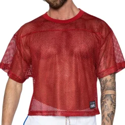 T-Shirt Crop Practice Rouge