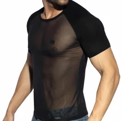 T-Shirt Raglan Net Noir