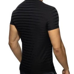 T-Shirt Rayé Noir