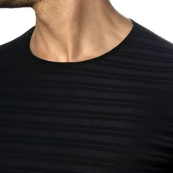 T-Shirt Rayé Noir