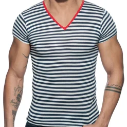 T-Shirt Sailor Marinière - Rouge