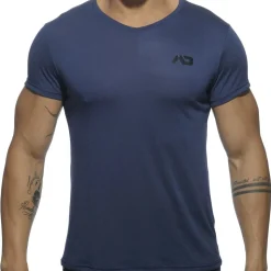 T-Shirt V-Neck Basic Marine
