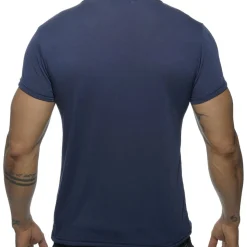 T-Shirt V-Neck Basic Marine