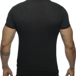 T-Shirt V-Neck Basic Noir