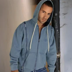 Veste à Capuche Darkroom Indigo