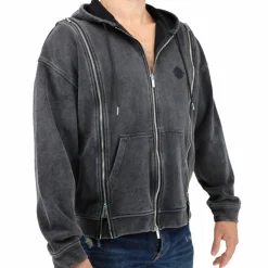 Veste à Capuche Darkroom Noire