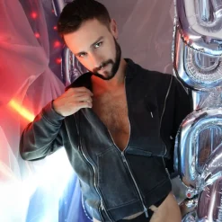 Veste à Capuche Darkroom Noire