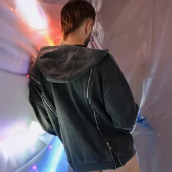 Veste à Capuche Darkroom Noire