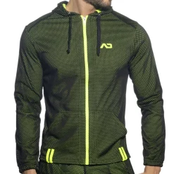 Veste à Capuche Manches Longues Loop Mesh Noire