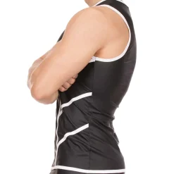 Veste Biker Robin Noir - Blanc