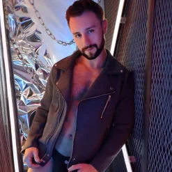 Veste Motard Alpha Anthracite