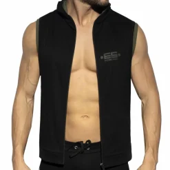 Veste Sport à Capuche First Class Noire