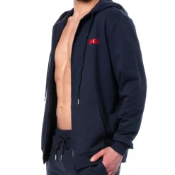 Veste Sport Coton Bleu Marine