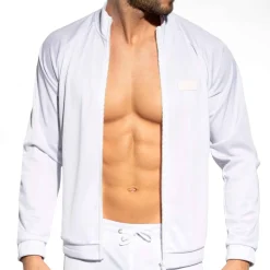 Veste Sport Unie Blanche