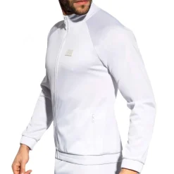 Veste Sport Unie Blanche